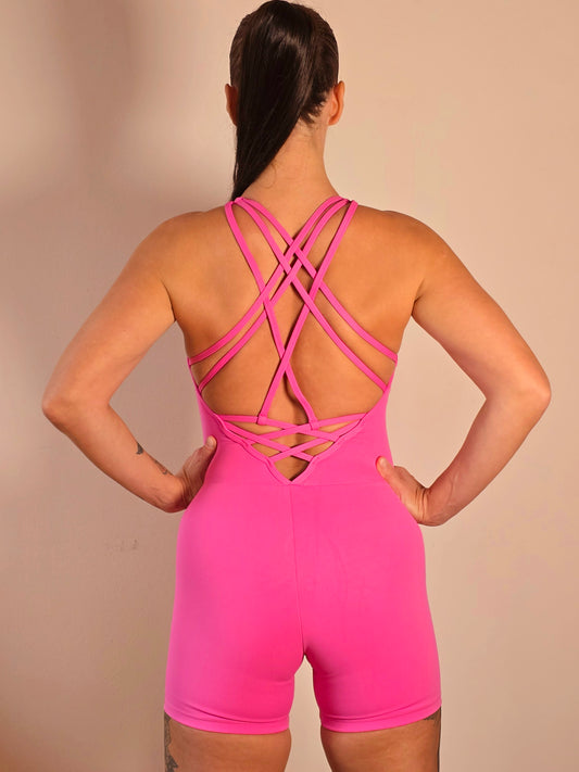 Bodysuit kort Cléo rosa