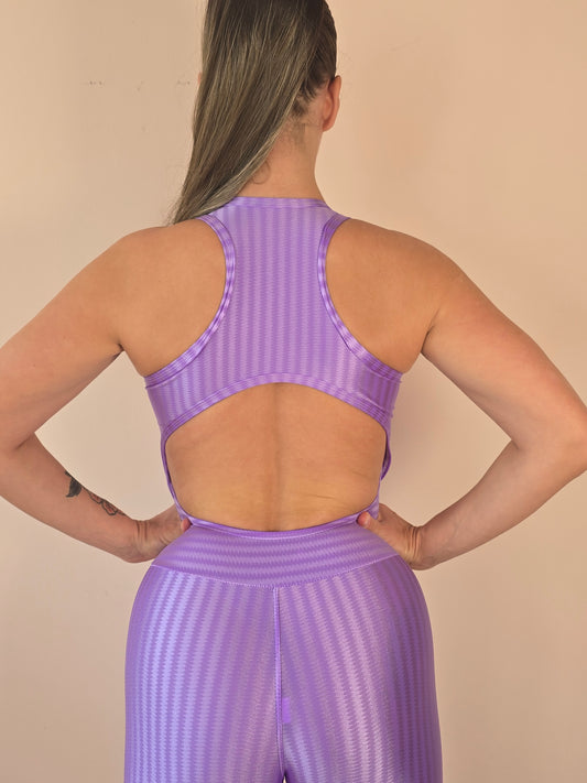 Bodysuit lang 3D lilla
